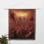 WOW Horde War Woven Tapestry Throw Blanket – Cool Wall Rug, Room Decor, Home Decor, Perfect Gift - Image 2
