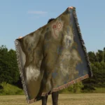 Tears of the Kingdom Map Woven Tapestry Throw Blanket – Unique Wall Art, Room Decor, Collectible Accent - Image 3