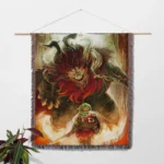 Zelda Woven Tapestry Throw Blanket – Cute Wall Art, Room Decor, Home Decor, Perfect Gift - Image 2