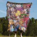 Zelda Woven Tapestry Throw Blanket – Stylish Wall Art, Room Decor, Picnic Mat, Collectible Accent - Image 4