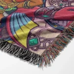 Zelda Woven Tapestry Throw Blanket – Stylish Wall Art, Room Decor, Picnic Mat, Collectible Accent - Image 6