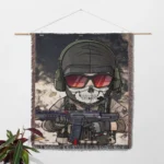 Cod Woven Tapestry Throw Blanket – Bold Wall Rug, Room & Home Decor, Cozy Throw - Image 2
