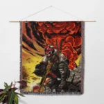 Cod Woven Tapestry Throw Blanket – Cool Wall Art, Room & Home Decor, Wall Rug & Gift - Image 2