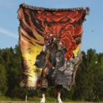 Cod Woven Tapestry Throw Blanket – Cool Wall Art, Room & Home Decor, Wall Rug & Gift - Image 4