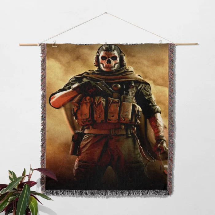 Cod Woven Tapestry Throw Blanket – Unique Room Decor, Cozy Wall Art & Collector's Merch - Image 2