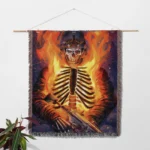 Cod Woven Tapestry Throw Blanket – Soft Picnic Mat, Wall Rug, Home & Room Accent - Image 2