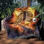 Cod Woven Tapestry Throw Blanket – Soft Picnic Mat, Wall Rug, Home & Room Accent - Image 3