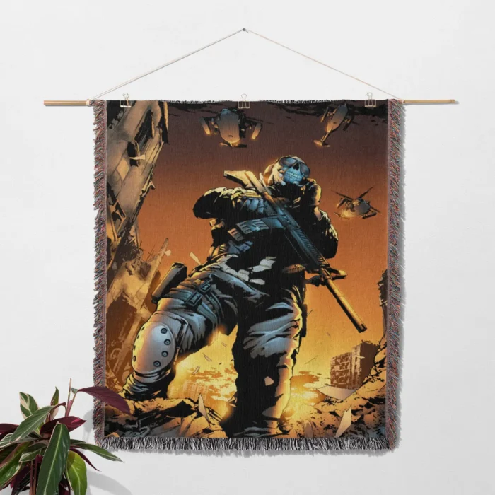 Cod Woven Tapestry Throw Blanket – Stylish Wall Rug, Room Decor & Perfect Gift Idea - Image 2