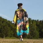 Cyberpunk Woven Tapestry Throw Blanket – Soft Wall Rug, Unique Room Decor & Cozy Gift - Image 5