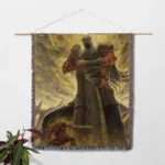 Souls Yhorm the Giant Woven Tapestry Throw Blanket – Epic Wall Art, Cozy Room Decor, Home Decor Accent - Image 2