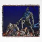 Dark Souls woven tapestry throw blanket, designed with stylish room decor and wall rug, ideal as a collectible accent and home decor piece.