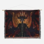 Diablo Woven Tapestry Throw Blanket – Dark Fantasy Wall Art, Iconic Room Decor, Perfect Gamer Gift - Image 2