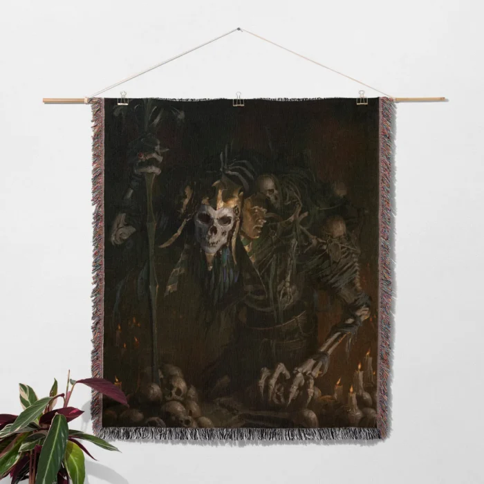 Diablo Woven Tapestry Throw Blanket – Collector’s Wall Rug, Perfect Gift for Game Enthusiasts - Image 2