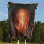 Diablo Woven Tapestry Throw Blanket – High-Quality Wall Art, Durable Picnic Mat, Great Room Accent - Image 4