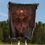 Diablo Woven Tapestry Throw Blanket – Limited Edition Wall Rug, Cozy Home Decor, Collectible Gaming Merch - Image 4