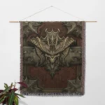 Diablo Woven Tapestry Throw Blanket – Dark Wall Art, Room Decor, Cozy Home Decor, Perfect Gift - Image 2