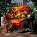 Doom Woven Tapestry Throw Blanket – Epic Wall Rug, Room Decor, Collectible Merch - Image 4