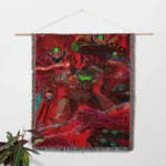 Doom Woven Tapestry Throw Blanket – Cool Wall Rug, Home Decor, Collectible Accent - Image 2