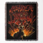 Elden Ring woven tapestry throw blanket, offering unique room decor and wall art design, perfect as a collectible for Elden Ring enthusiasts.