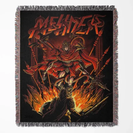 Elden Ring woven tapestry throw blanket, offering unique room decor and wall art design, perfect as a collectible for Elden Ring enthusiasts.