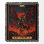 Elden Ring woven tapestry throw blanket, featuring stylish wall rug design and room decor, perfect as a collectible accent for Elden Ring fans.