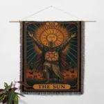 Elden The Sun Woven Tapestry Throw Blanket – Fun Wall Rug, Room Decor, Picnic Mat, Perfect Collectible - Image 2