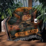 Elden The Sun Woven Tapestry Throw Blanket – Fun Wall Rug, Room Decor, Picnic Mat, Perfect Collectible - Image 3