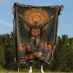 Elden The Sun Woven Tapestry Throw Blanket – Fun Wall Rug, Room Decor, Picnic Mat, Perfect Collectible - Image 4