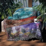 Elden Woven Tapestry Throw Blanket – Unique Wall Art, Picnic Mat, Room Decor, Perfect Gift - Image 3