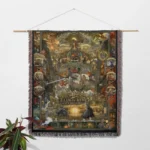 Elden Retro Pixel Woven Tapestry Throw Blanket – Collectible Wall Rug, Room Decor, Home Decor - Image 2