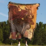 Elden Woven Tapestry Throw Blanket – Cozy Room Decor, Wall Art, Home Decor, Fun Gift - Image 4