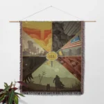 FO Woven Tapestry Throw Blanket – Stylish Wall Rug, Room Decor, Collectible Merch - Image 2