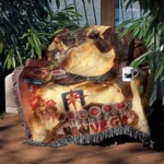 FO New Vegas Woven Tapestry Throw Blanket – Unique Wall Art, Cozy Room Decor, Home Decor Accent - Image 3