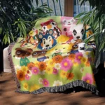 ACNH Woven Tapestry Throw Blanket – Stylish Wall Art, Room & Home Decor, Collectible Accent - Image 3