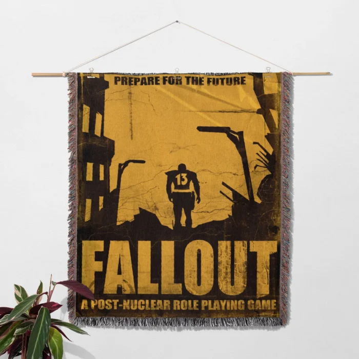 FO Woven Tapestry Throw Blanket – Stylish Home Decor, Wall Art, Room Decor, Collectible Merch - Image 2
