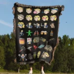 FO Woven Tapestry Throw Blanket – Stylish Wall Rug, Room Decor, Collectible Merch - Image 4