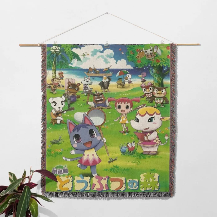ACNH Woven Tapestry Throw Blanket – Popular Wall Hanging, Room & Home Decor, Fun Gift - Image 2