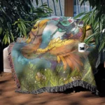 Chocobo Woven Tapestry Throw Blanket – Stylish Wall Rug, Room Decor, Collectible Merch - Image 3