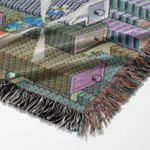 GTA Pixel San Andreas Woven Tapestry Throw Blanket – Stylish Wall Rug, Room Decor, Collectible Merch - Image 6