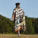 GTA San Andreas CD Cover Woven Tapestry Throw Blanket – Fun Wall Art, Room Decor, Picnic Mat, Perfect Collectible - Image 5