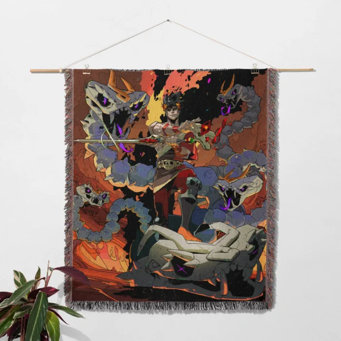 Hades Woven Tapestry Throw Blanket – Cool Wall Art, Room Decor, Collectible Accent, Home Decor - Image 2