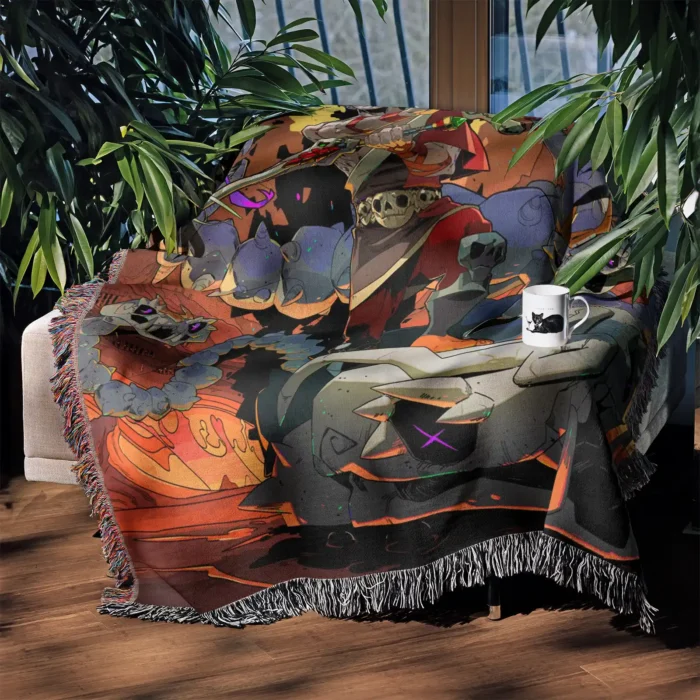 Hades Woven Tapestry Throw Blanket – Cool Wall Art, Room Decor, Collectible Accent, Home Decor - Image 3