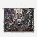 Hollow Game Pixel Woven Tapestry Throw Blanket – Fun Wall Rug, Room Decor, Cozy Home Decor - Image 2