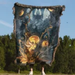 Hollow Game Woven Tapestry Throw Blanket – Unique Wall Art, Room Decor, Home Decor, Collectible Merch - Image 4