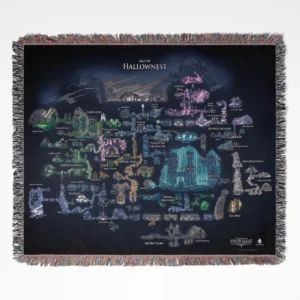 Hollow Knight woven tapestry throw blanket, designed with stylish wall rug and cozy room decor, making it the perfect gift for Hollow Knight lovers.