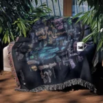 Hollow Game Woven Tapestry Throw Blanket – Stylish Wall Rug, Cozy Room Decor, Perfect Gift - Image 4