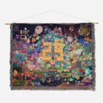 Kirby Woven Tapestry Throw Blanket – Cute Wall Art, Cozy Room Decor, Home Decor, Perfect Gift - Image 2
