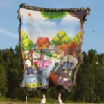ACNH Woven Tapestry Throw Blanket – Cute Wall Art, Cozy Room & Home Decor, Perfect Gift - Image 4