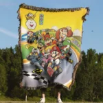 Mario Kart Pixel Woven Tapestry Throw Blanket – Unique Wall Art, Room Decor, Picnic Mat, Perfect Collectible - Image 4