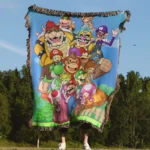 Mario Woven Tapestry Throw Blanket – Cute Wall Art, Room Decor, Cozy Home Decor, Perfect Gift - Image 4